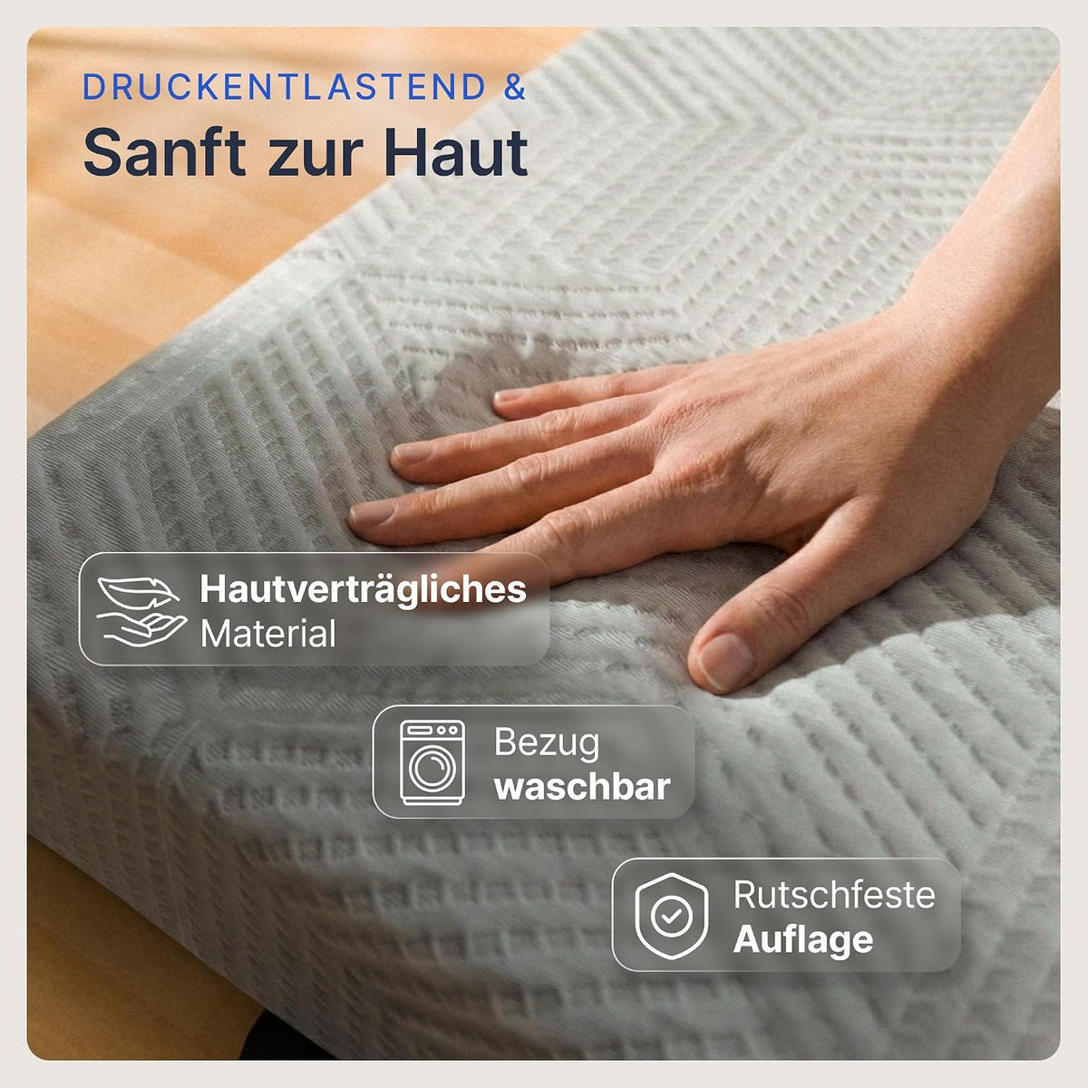 gurkler Klappmatratze Memory Foam, 15 cm hoch