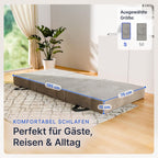 gurkler Klappmatratze Memory Foam, 15 cm hoch