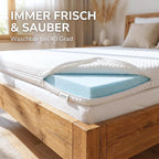 gurkler Matratzen-Topper 180 x 200 cm, 5 cm Memory Foam